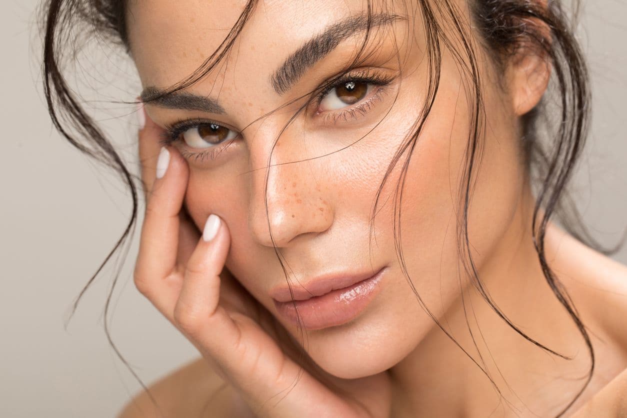 Woman confident in her own skin
