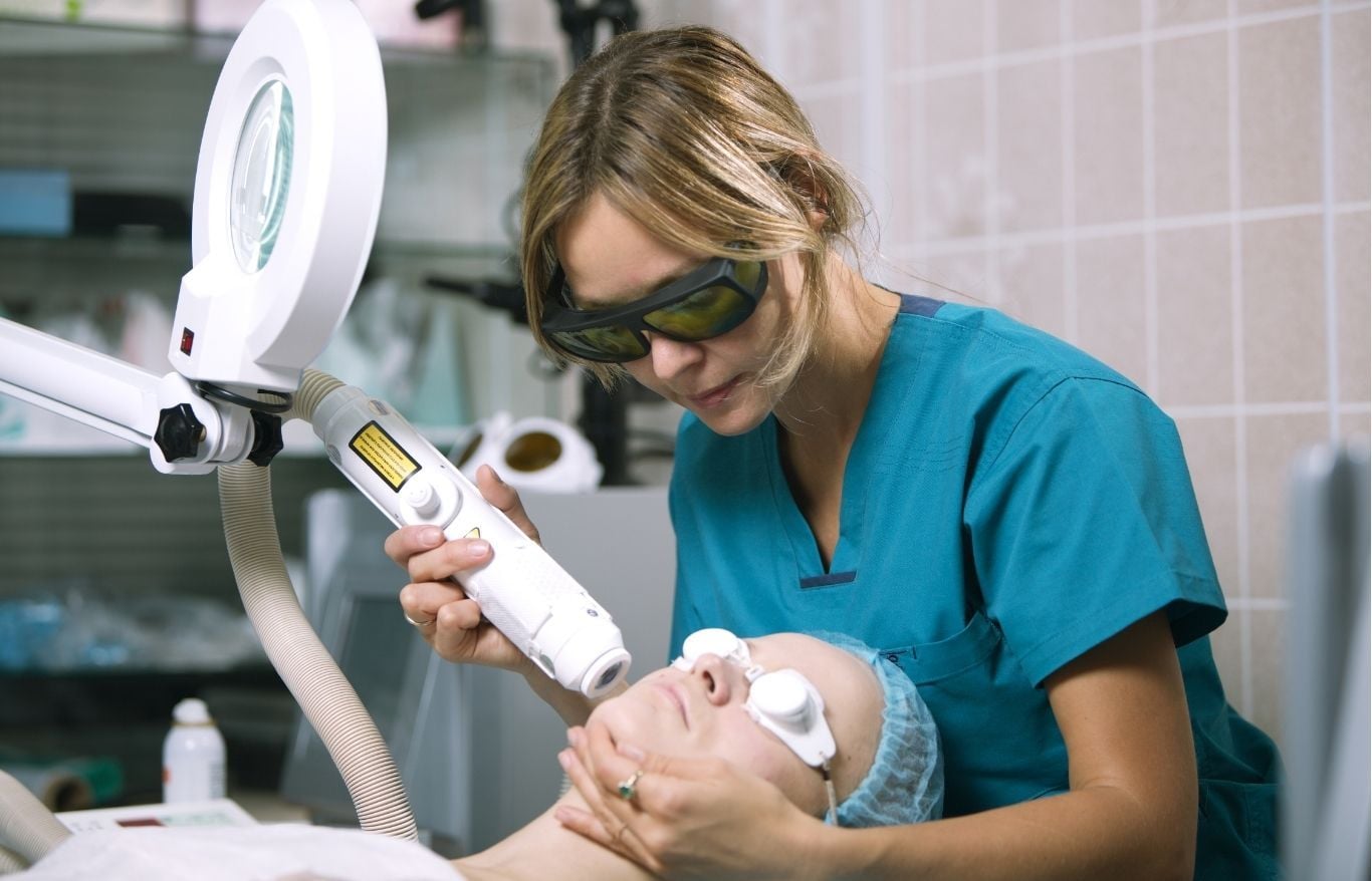 laser resurfacing treatment for pigmentation